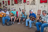 Cajun music and dancing at monthly jam session in Gueydon Louisiana