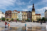 Masaryk Square buildings in Ostrava, Czech Republic image - Free stock ...