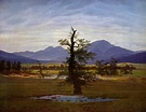 Solitary Tree - Caspar David Friedrich - WikiArt.org - encyclopedia of ...