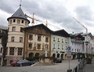 Datei:Berchtesgaden, zentrum mit den kränen vom edelweis-hotel-neubau ...