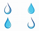 icono de gota de agua azul 1236250 Vector en Vecteezy