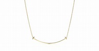 Tiffany T smile pendant in 18k gold. | Tiffany & Co.