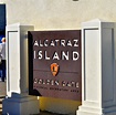The famous sign welcoming guest to Alcatraz Island. San Francisco ...