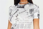 John Galliano's Newspaper Print is Getting the Fast Fashion Treatment ...