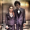 Mariana Jorge e Seu Jorge em traje de gala para o Grammy Latino - Glamurama