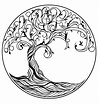 Arbol para colorear | Tree of life artwork, Tree tattoo, Celtic tree of ...