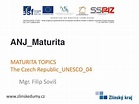 PPT - MATURITA TOPICS The Czech Republic_UNESCO_04 PowerPoint ...