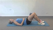 KNEE REHAB EXERCISES 01D Hip Extension with Adductor Squeeze - YouTube