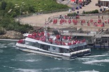 Maid of the Mist, Canadian side. A lot more than 6 people, but ...