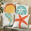 Washed Ashore Beach Themed Decorative Pillows