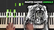 Martin Garrix - Animals (Piano Tutorial Lesson) - YouTube