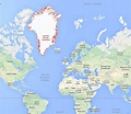 Map Of The World Greenland - World Map