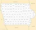 Printable Iowa County Map