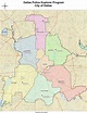 Map of Dallas area - Dallas area map (Texas - USA)