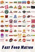 The different fast food chains - Fast Food