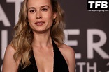 🔞 Brie Larson Displays Her Cleavage at the Celine Fall/Winter 2023 ...