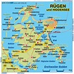 Karte von Rügen (Insel in Deutschland, Mecklenburg-Vorpommern) | Welt ...