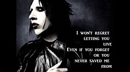 Marilyn Manson- Overneath The Path Of Misery Lyrics - YouTube