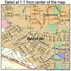 Belleville Illinois Street Map 1704845