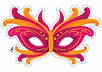Máscara de Carnaval para Imprimir [GRÁTIS] | PrintLoja Blog