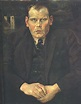 Portrait of Oskar Maria Graf, 1927 by Rudolf Schlichter (German 1890 ...