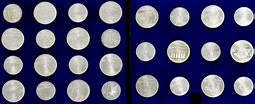 Komplette Serie der Silbermünzen zur Olympiade 1976 in Montreal | Barnebys
