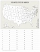 Us States And Capitals Printable Worksheets