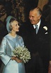 Wedding of Prince Bertil and Princess Lilian of Sweden finally wed ...