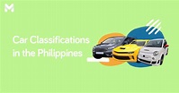 Car Buyer's Guide to Vehicle Classifications in the Philippines