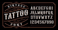 Retro Font Canva Font Cricut Font Tattoo Font Vintage - vrogue.co
