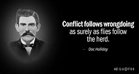 TOP 11 QUOTES BY DOC HOLLIDAY | A-Z Quotes