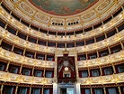 Inside the Teatro Regio di Parma, Italy