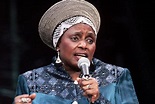 South African singer and activist Miriam Makeba performs live in Sweden ...