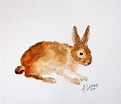 Amazon.com: Rabbit, Bunny, Woodland Nursery Art Prints, Forest Animals ...