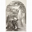 Illustration From Hamlet By William Shakespeare. Hamlet Sees The Ghost ...