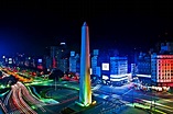 Argentinien Buenos Aires / BILDER: Obelisk am Plaza de la Républica ...