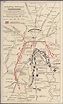 1863 Map of Gettysburg Civil War Battlefield Adams County Pennsylvania