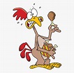 Chicken Eating Chicken Cartoon , Free Transparent Clipart - ClipartKey