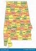 Alabama Counties Map Printable - Printable Word Searches