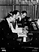 Fred Astaire, George Gershwin, Ira Gershwin, at rehearsal for the film ...