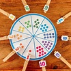 Number 1-10 Matching Game Educational Printable Math Wheel - Etsy