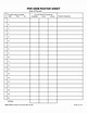 Roster Template Printable