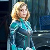 Capitã Marvel: Brie Larson aparece pela primeira vez usando o uniforme ...