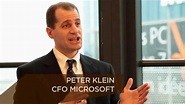 Peter Klein, CFO Microsoft on Vimeo