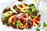 Curtis Stone’s peach-nectarine salad with avocado and quinoa