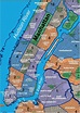 Map Of New York Neighbourhoods - Colored Map