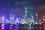 Symphony of Lights Hong Kong - Light and Sound Show at Victoria Harbour ...