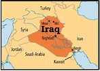 Location map of Iraq. | Download Scientific Diagram
