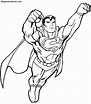 Dibujos Sin Colorear: Dibujos de Superman para Colorear