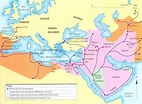 Mapa - La Expansión del Islam [The Spread of Islam Map]